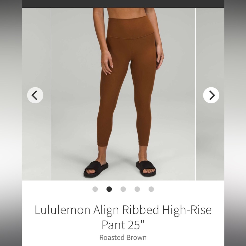 Lululemon Align Ribbed High-Rise
Pant 25"